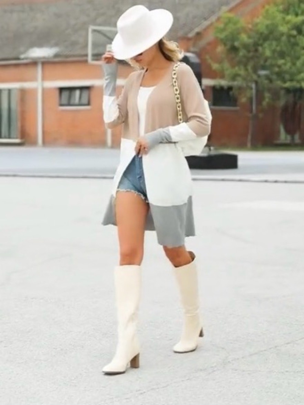 New- ZBY Tall Over-the-Knee Block Heel Boots for Women- 8 - Picture 4 of 11